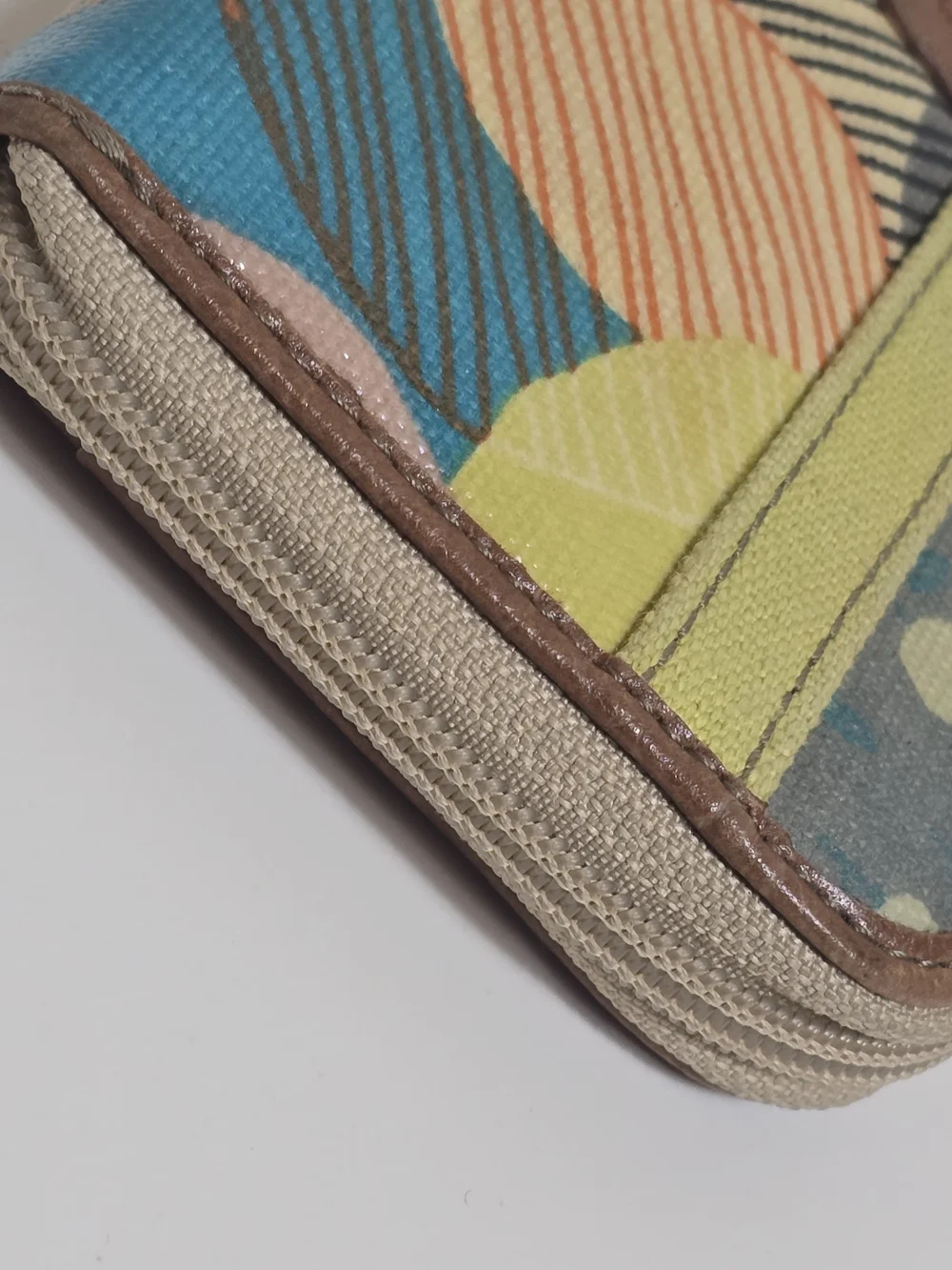 Fossil Key-per Zip Around Clutch Wallet W/key